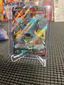 Pokemon TCG Golurk v Evolving Skies Holo Ultra Rare Card 181/203 - Image 1