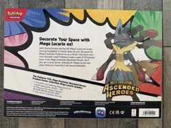 Pokemon Mega Evolution Ascended Heroes Premium Poster Collection - Mega Lucario - Image 2
