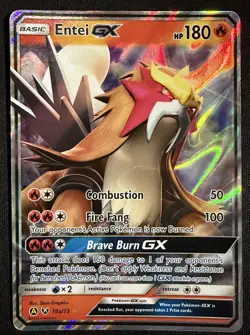 Entei GX 10a/73 - Shining Legends - Pokemon Card - Image 1