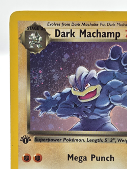 Dark Machamp 1st Edition Holo Rare 10/82 – Team Rocket - Vintage Pokemon - Image 2