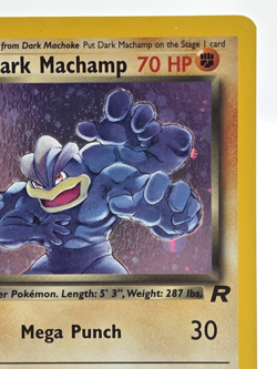 Dark Machamp 1st Edition Holo Rare 10/82 – Team Rocket - Vintage Pokemon - Image 3