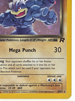 Dark Machamp 1st Edition Holo Rare 10/82 – Team Rocket - Vintage Pokemon - Image 5