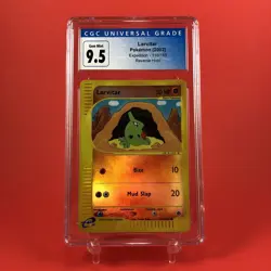 CGC 10 (9.5) Larvitar Reverse Holo Expedition 116/165 Pokemon Gem Mint Card - Image 1