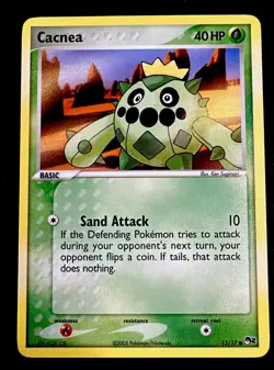 Cacnea 13/17 NM Pop Series 2 Promo Pokemon Card Near Mint - Image 1