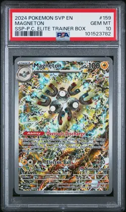 PSA 10 - Magneton - 159 (Pokemon Center Exclusive) 159 - Scarlet & Violet Promo - Image 1