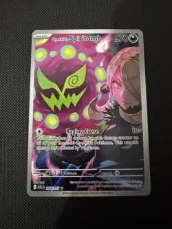 Cynthia’s Spiritomb 244/217 Pokemon Illustration Rare Holo ME Ascended Heroes NM - Image 1