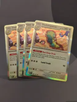 4x Dudunsparce Pokemon TCG NM Playset Holo Rare - Image 1