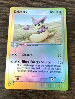 Pokemon Delcatty 34/100 EX Sandstorm Reverse Holo Rare NM-MINT - Image 1