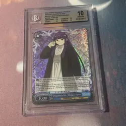 Weiss Schwarz Dependable Mage, Fern SR S108-E071S BGS 10 Pristine - Image 1