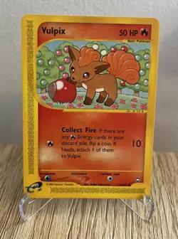 2003 Vulpix 116/147 Aquapolis eReader WOTC Rare Pokemon Card TCG Near Mint - Image 1