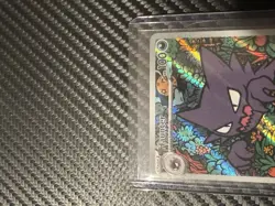 Haunter 027 Black Star Promo Illustration Rare Pokemon Mega Battle Deck Card 27 - Image 2