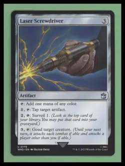 1 x Laser Screwdriver - Universes Beyond: Doctor Who - NM-Mint - MTG - Image 1