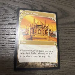 MTG Magic the Gathering City of Brass (240/390) Mystery Booster 2 LP - Image 1
