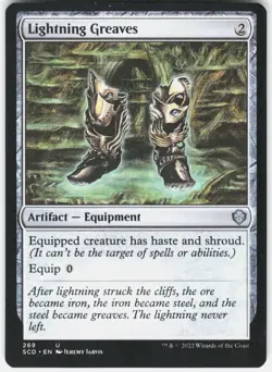 Lightning Greaves U Starter Commander Decks 269 NM Normal - Image 1