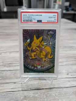 2000 Topps Chrome Pokemon T.V. Kadabra Holo #64 – PSA 10 (GEM MINT) - Image 1