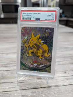2000 Topps Chrome Pokemon T.V. Kadabra Holo #64 – PSA 10 (GEM MINT) - Image 2