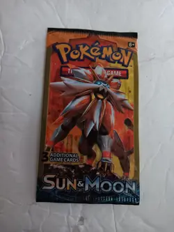 Pokemon Sun & Moon Base Set 3-Card Slim Booster Pack Factory Sealed - Image 1