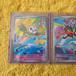 Pokemon TCG Rowlet Litten Popplio MEP 045 044 043 First Partner Promo Pack Fresh - Image 2