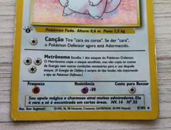 1st Edition Clefairy 5/102 Base Set Holo Rare Pokemon Card - Image 3