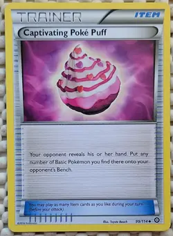 Pokemon TCG Captivating Poke Puff Steam Siege 99/114 Regular Uncommon - Image 1