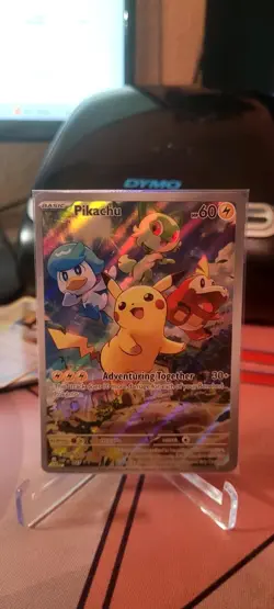 Pokemon TCG Pikachu SVP027 Black Star Promo NM/M Sealed - Image 1