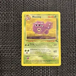 Pokemon TCG Weezing 45/62 Fossil - Image 1