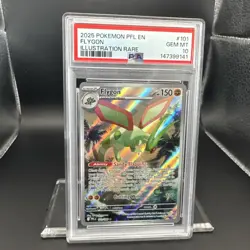 2025 Pokemon Phantasmal Flames Flygon #101 IR EN Graded PSA 10 - Image 4