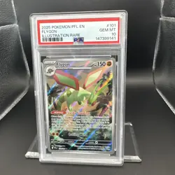 2025 Pokemon Phantasmal Flames Flygon #101 IR EN Graded PSA 10 - Image 5