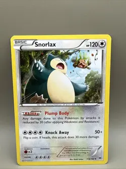 Pokemon Snorlax 118/162 XY - BREAKthrough Non-Holo (mp) - Image 1