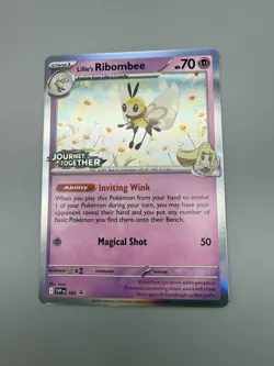 Lillie's Ribombee 183 SV: Journey Together Stamped Promo Pokemon TCG Nice! - Image 3