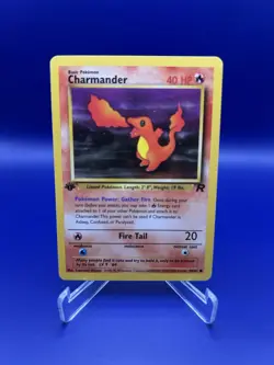 Pokemon Charmander 50/82 1st Edition Team Rocket English LP - Image 2