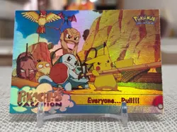 1999 Pokemon The First Movie #52 Pikachu's Vacation (Everyone Pull) Foil Blue NM - Image 1