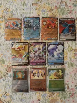 Pokemon TCG Ultra Rare Lot ×10 EX, V, Pokeball Reverse - Image 1