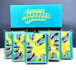 Ascended Heroes Card Sleeves Unopened x5 from Pokemon ETB Elite Trainer Box - Image 1