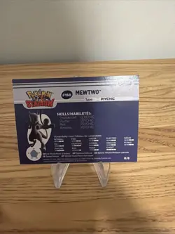 MP! - #150 Mewtwo 8/8 Non Holo - Danone 2000 Pokemon Stadium Tip Card - Image 2