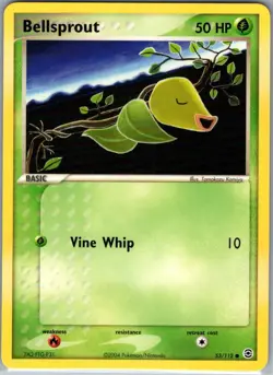 Bellsprout 53/112 Non Holo FireRed & LeafGreen - Pokemon Card - NM - Image 1