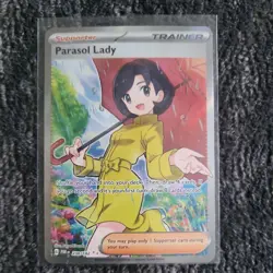 Parasol Lady 238/182 Paradox Rift (PAR) NM Full Art Pokemon Card - Image 1