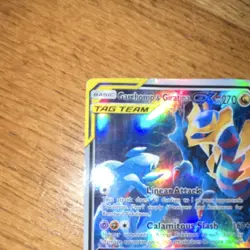 Pokemon Garchomp & Giratina GX Ultra Rare Holo Sm12a 225/173 Tag Team Card - Image 5