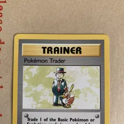 Pokemon Trader 77/102 Base Set Rare Pokemon Training Card WOTC Near Mint NM - Image 3