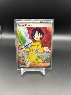 Parasol Lady 238/182 Paradox Rift Full Art Ultra Rare Holo Card - Image 1