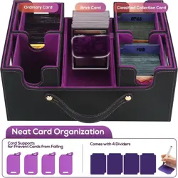 Trading Card Storage Box For MTG MTG Commander Deck Box Multi Purpose Deck Case - Image 4