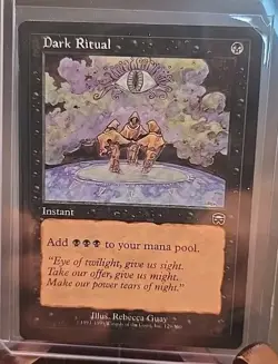 Dark Ritual Mercadian Masques MTG Regular Lightly Played - Image 3