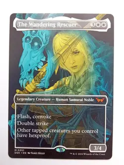 The Wandering Rescuer 351 SHOWCASE Duskmourn: House of Horror MTG - Image 1