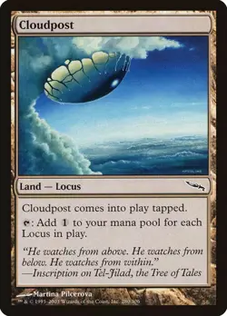 CLOUDPOST X 4 E/X+ MIRRODION MAGIC THE GATHERING - Image 1