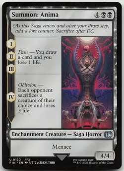 Summon: Anima 120 Uncommon FINAL FANTASY NM MTG - Image 1