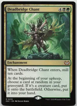 Deadbridge Chant 215 Mythic Commander: Duskmourn: House of Horror NM MTG - Image 1