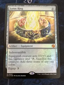 Lotus Ring Outlaws of Thunder Junction: the Big Score Foil NM-M Unplayed - Image 1