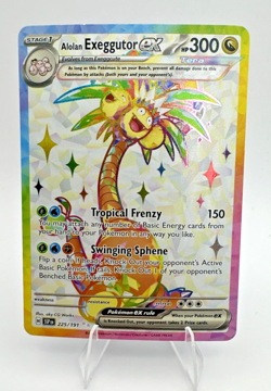 Alolan Exeggutor ex 225/191 Surging Sparks Full Art ULTRA RARE - Image 1