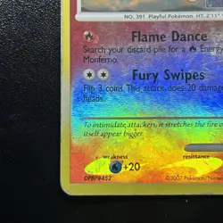 Pokemon Monferno [Diamond & Pearl] 056/130 Burger King Promos Reverse Holo - Image 5