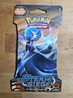 Pokemon XY Steam Siege Sleeved Booster Pack Factory Sealed 07 - Image 1